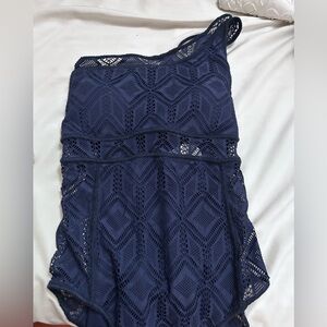 BECCA Midnight Blue Lace Swimsuit